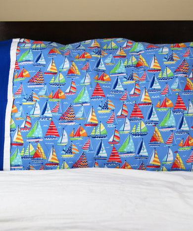 Nautical Theme Bed Pillow Case Set