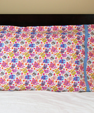 Sugar Skull Theme Bed Pillow Case Set
