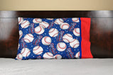 Baseball Bed Pillow Case Set