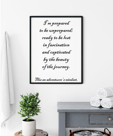 I'am Prepared - Wall Art