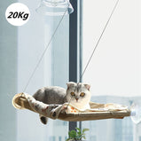 Cute Cat Hanging Beds Comfortable Sunny Seat Window Mount Pet Hammock Soft Pet Shelf Seat Beds Supplies Detachable Bearing 20kg