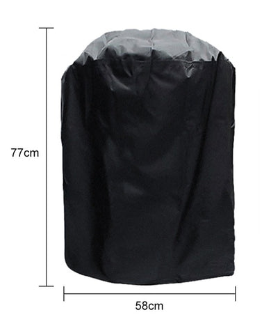 BBQ Grill Cover 7 Sizes Black Outdoor Waterproof Barbeque Cover Anti-Dust Protector For Gas Charcoal Electric Barbecue Grill