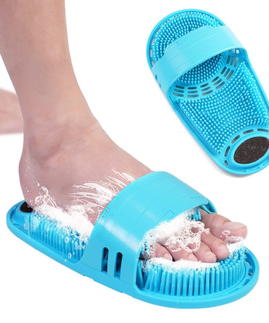 Silicone Bath Massage Cushion Brush For Lazy Wash Feet Clean Dead Skin Bathroom Artifact Back Cushion Shower Foot