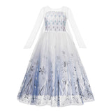 Girl Princess Costume Frozen Anna Elsa Snow White Cosplay Fancy Outfits Unicorn Vampirina Fairy Cinderella Halloween Party Dress